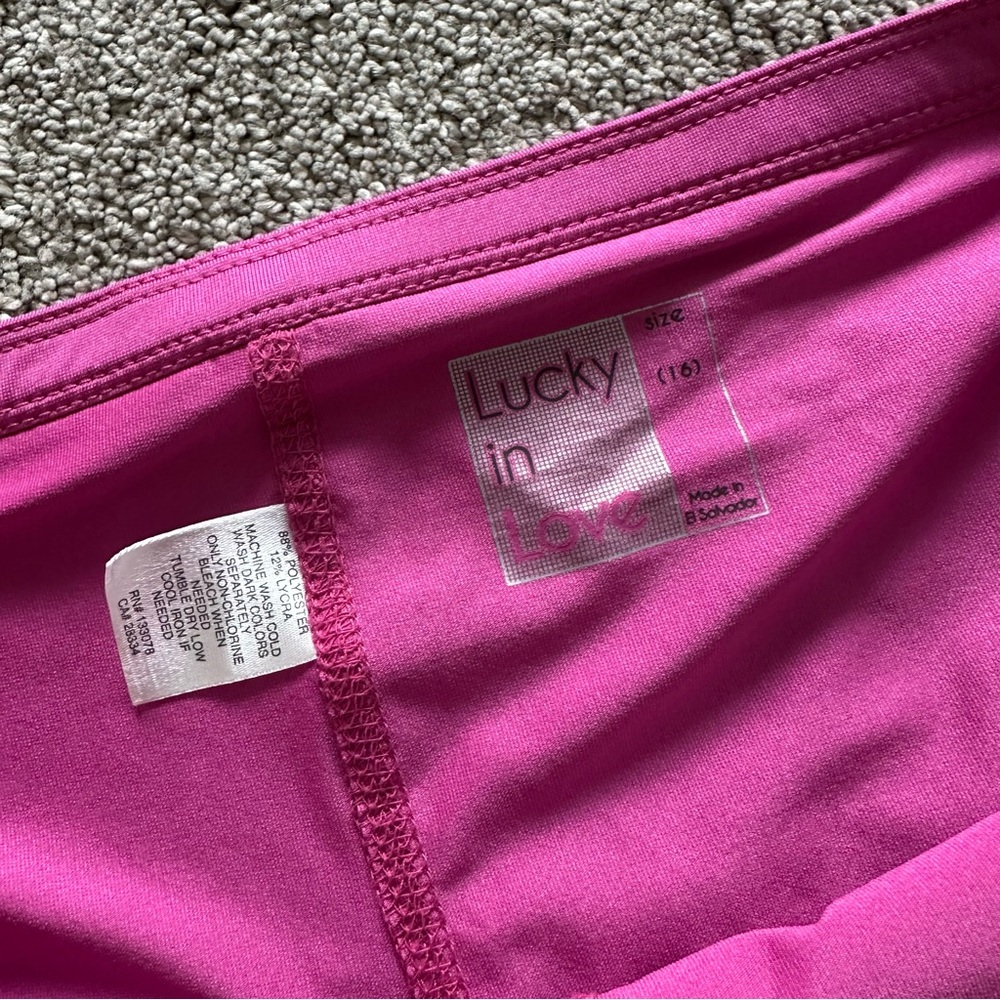Lucky in Love Layered Pink Golf/Tennis/Pickleball Skort Size XL - Picture 5 of 6